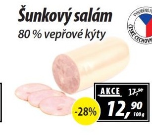 Šunkový salám vepřový