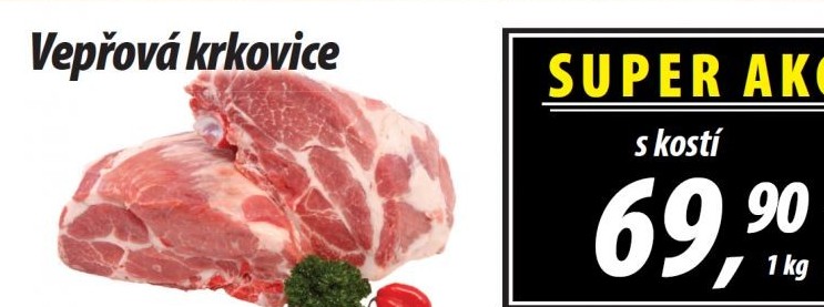 Vepřová krkovice s kostí