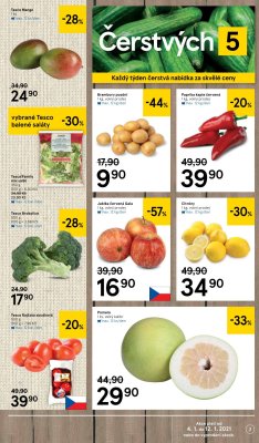 akční leták Tesco 4.1.2021-12.1.2021