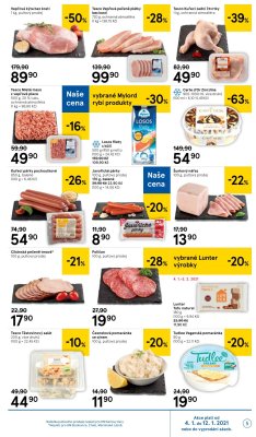 akční leták Tesco 4.1.2021-12.1.2021
