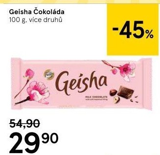 Čokoláda Geisha