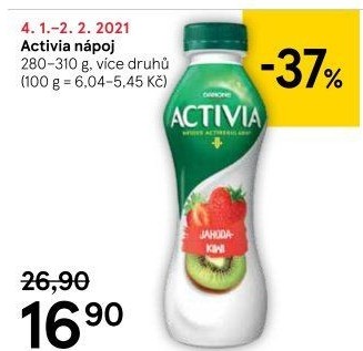 Jogurtový nápoj Activia Danone