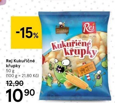 Kukuřičné křupky Rej