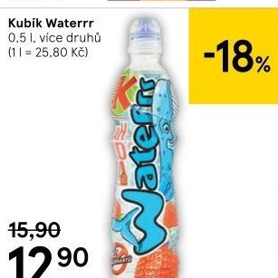 Ochucená voda Waterrr Kubík