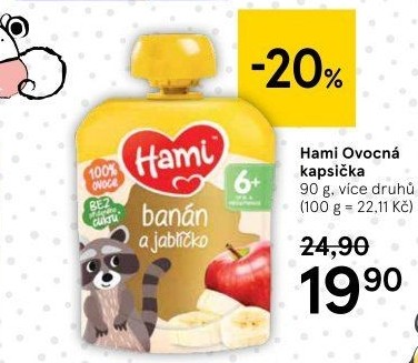 Ovocná kapsička Hami