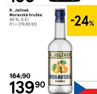 Pálenka Hruška Moravská Rudolf Jelínek