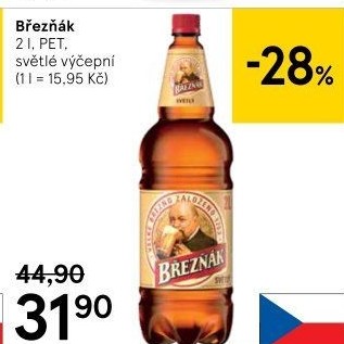 Pivo světlé výčepní 10° Březňák