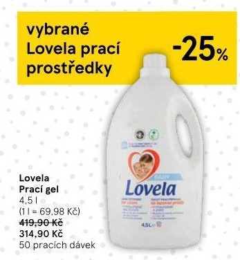 Prací gel Lovela