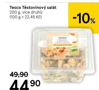 Salát těstovinový Tesco