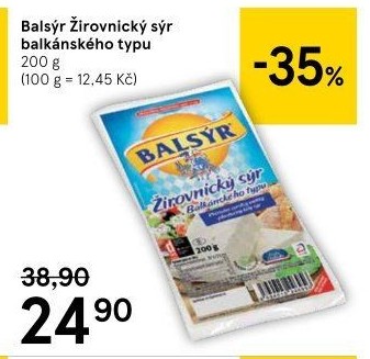 Sýr Balsýr Mlékárna Žirovnice