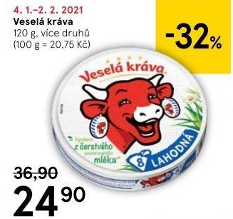 Sýr tavený Veselá kráva