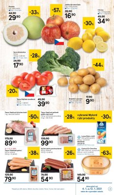 akční leták Tesco 4.1.2021-12.1.2021