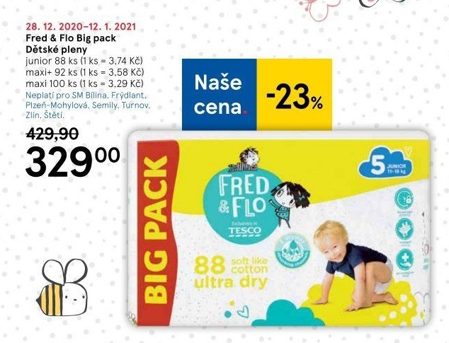Pleny dětské Fred&amp