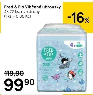 Vlhčené ubrousky Fred&amp