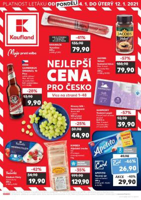akční leták Kaufland 4.1.2021-12.1.2021