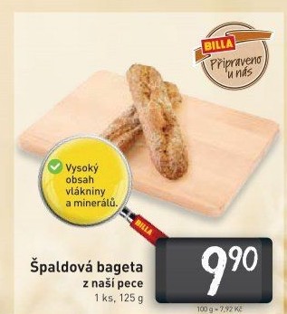 Bageta špaldová