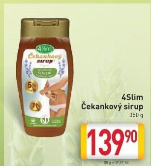 Čekankový sirup 4Slim