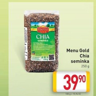 Chia semínka Menu Gold
