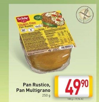 Chléb bez lepku Pan Rustico Schär