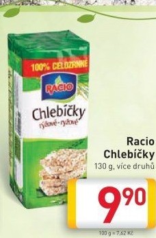 Chlebíčky pufované Racio
