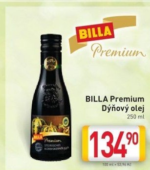 Dýňový olej Billa Premium