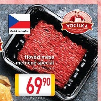 Hovězí mleté maso speciál Vocílka
