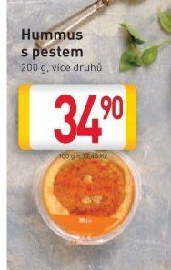 Hummus s pestem