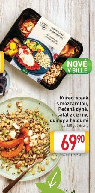 Kuřecí steak s mozzarelou Zdravé stravování