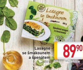 Lasagne se šmakounem Zdravé stravování
