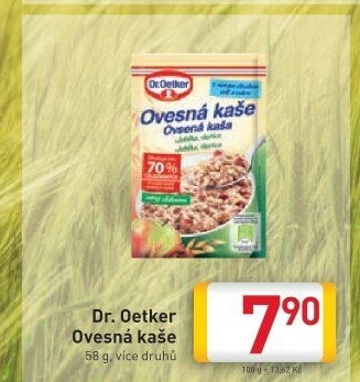 Ovesná kaše Dr. Oetker