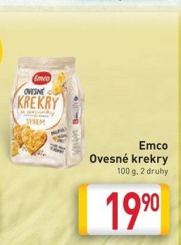 Ovesné krekry Emco