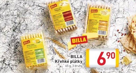 Plátky křehké Billa