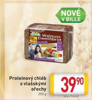 Proteinový chléb s vlašskými ořechyMestemacher