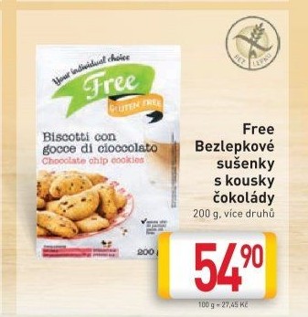 Sušenky bez lepku Free