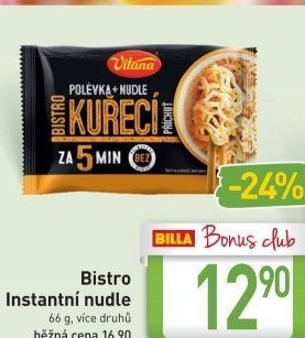 Instantní polévka nudlová Bistro Vitana