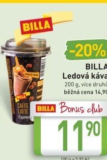 Ledová káva Billa