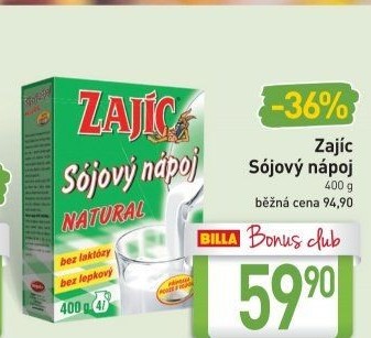 Nápoj instantní sójový Zajíc