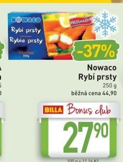 Rybí prsty předsmažené mražené Nowaco