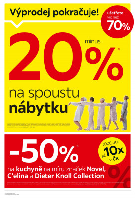akční leták XXXLutz 4.1.2021-17.1.2021