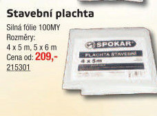 Plachta stavební Spokar