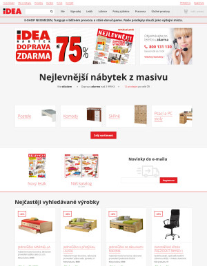 akční leták IDEA nábytek 5.1.2021-11.1.2021