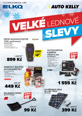 akční leták Auto Kelly 1.1.2021-25.1.2021