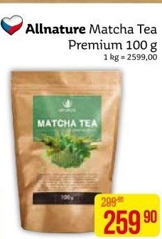 Čaj Matcha Tea Premium Allnature