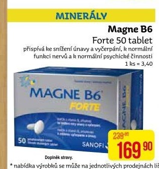 Doplněk stravy Forte Magne B6 Sanofi