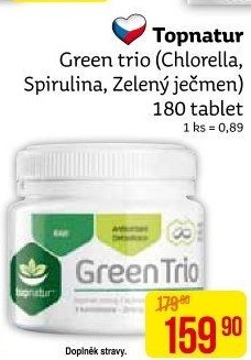 Doplněk stravy Green trio Topnatur