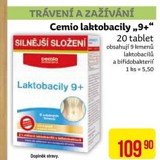 Doplněk stravy laktobacily Cemio