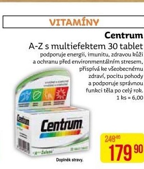 Doplněk stravy od A až po Železo Centrum