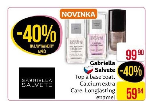 Lak na nehty Calcium Gabriella Salvete