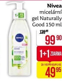 Micelární gel čisticí Naturally Good Nivea