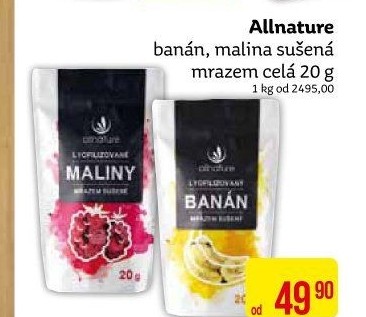 Ovoce sušené mrazem Allnature